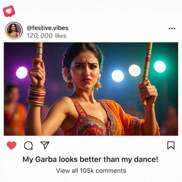 funny-short-navratri-captions-for-instagram Funny Short Navratri Captions For Instagram