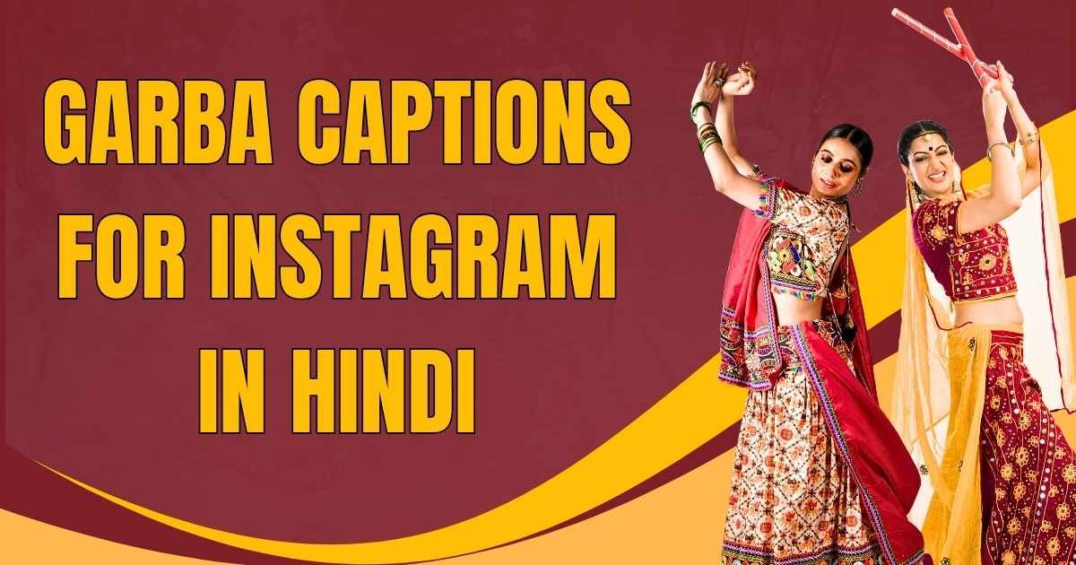 Garba Captions for Instagram in Hindi