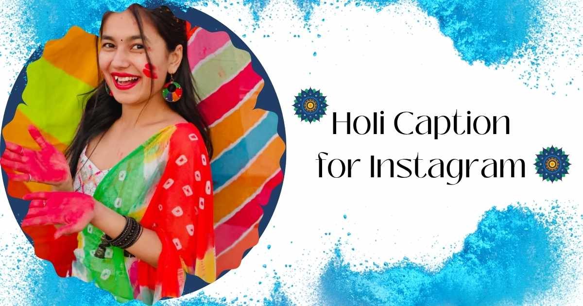 Holi Caption for Instagram