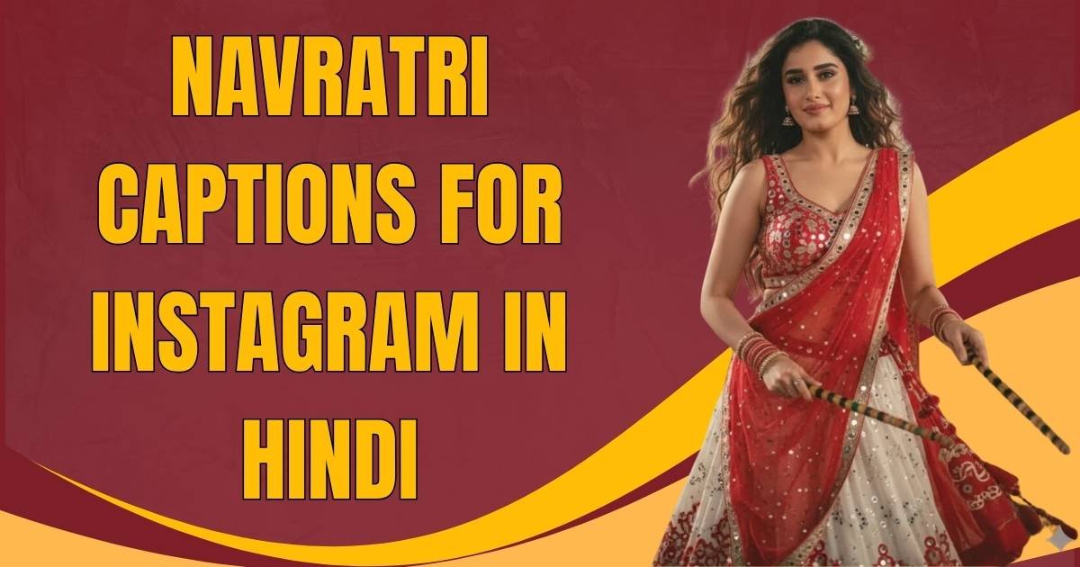Navratri Captions for Instagram in Hindi