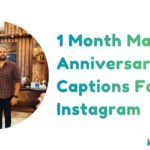 1 Month Marriage Anniversary Captions For Instagram